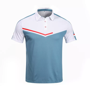 High Quality Custom Sublimation Printing Breathable <b>Compressed</b> Jersey Solid Polyester Men Short Sleeve Quick Dry Sports Golf - Product Image 1