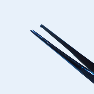 Pinces chirurgicales manuelles en acier inoxydable pour microchirurgie, à dents, pour pansements tissulaires, instruments chirurgicaux de base WORLD SURGICAL - Product Image 2