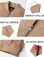 Blouson bomber unisexe, coupe-vent d'hiver à capuche, écologique, fermeture éclair intégrale, veste décontractée pour le travail