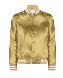 Veste universitaire dorée pour hommes en fermeture éclair veste universitaire de haute qualité vestes de taureaux pour chicago - Product Image 2