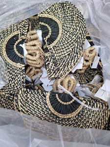 Abanico de Mano de Pasto Marino de Moda para Suministros de Artesanía Sostenible - Product Image 5