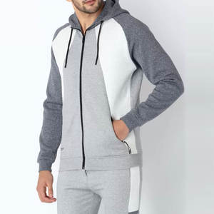 Survêtement de sport à fermeture éclair complète pour hommes avec poignets élastiques en tissu respirant et cordon de serrage à la taille pour un entraînement actif - Product Image 6