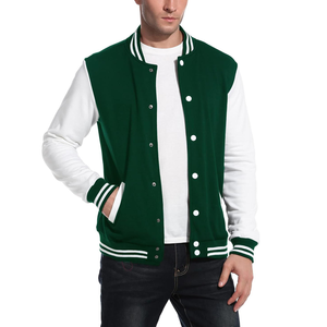OEM LOGO personalizado Streetwear bordado Casual béisbol Vintage Letterman Varsity tallas grandes chaquetas para hombres - Product Image 1