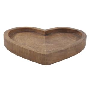 Plateau et bol de service en céramique artisanale de style américain IHA en forme de cœur pour les occasions de cuisine, de fête et de traiteur - Product Image 1
