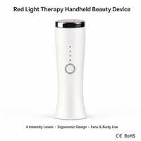 Appareil de luminothérapie rouge sans fil avec batterie rechargeable pour le lifting et le raffermissement du visage, soins de beauté en spa