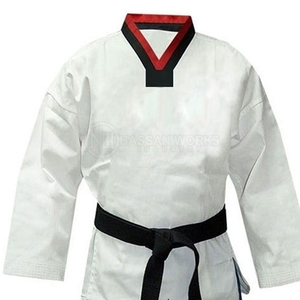 Uniforme de Taekwondo pour homme taille adulte, vêtements de sport, entraînement personnalisé, 100% coton, séchage rapide, respirant - Product Image 3