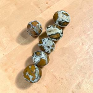 Pierre de poche en jaspe breccié poli naturel, cristal de guérison, spécimen minéral pour collection de cristaux et méditation - Product Image 2