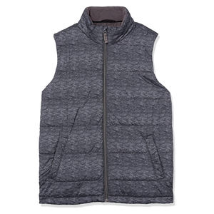 Venta al por mayor logotipo personalizado en blanco de cuero de los hombres chaleco chaqueta acolchada transpirable invierno - Product Image 1