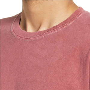 Camiseta de manga corta de verano hecha a medida, camiseta de hombro caído de gran tamaño de tela de algodón 100% - Product Image 5
