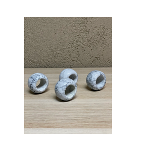 Soporte de mármol para anillo y servilletas, tamaño personalizado, Color negro, hecho a mano, precio asequible - Product Image 4
