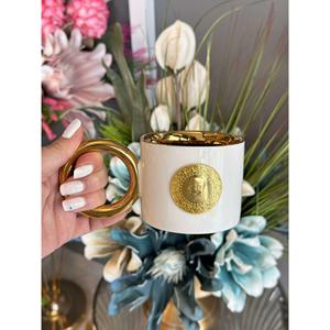 Tazza di porcellana quarto d'oro - Product Image 3