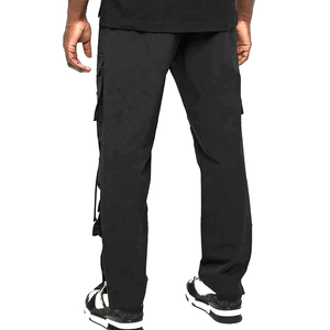 Fabricant d'équipement d'origine Fabrication sur mesure Pantalon cargo en gros Vêtements de rue pour hommes Pantalon à jambes larges personnalisé pour hommes à vendre - Product Image 5