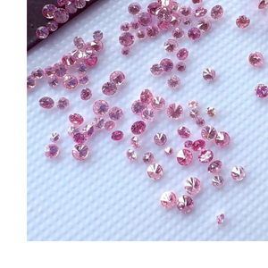 Diamantes Sueltos Melee de Laboratorio, Color Rosa Fantasía, Forma Redonda, Claridad VS, 2mm, para Joyería, Venta al Por Mayor Directo de Fábrica - Product Image 3