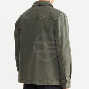Veste d'hiver pour homme de haute qualité avec logo personnalisé, respirante, en toile, pour usage extérieur, style streetwear, service OEM, couleurs personnalisées, vente en gros - Product Image 4