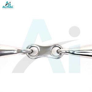 ALMAC Broca de caballo de doble articulación Acero inoxidable Cómodo y sensible para actividades ecuestres Característica reutilizable - Product Image 2