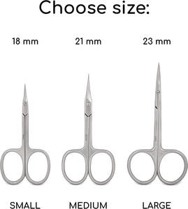 Tijeras de Manicura Nuevas de Acero Inoxidable con Punta de Flecha para Cutículas y Uñas, con Cuchillas Más Largas y Afiladas, Profesionales - Product Image 5