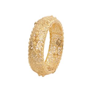 Orthodox Oro Joyeria Jewelry Wholesale 14K 18K 24K Gold Plated Women's Traditional Kada Bangle Openable <b>Fashion</b> Brass Wedding - Product Image 1