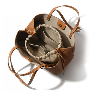 กระเป๋าถือผู้หญิงดีไซน์ใหม่ล่าสุดชุด PU มีซิปปิดพร้อมสายรัดกระเป๋าผู้หญิง - Product Image 4