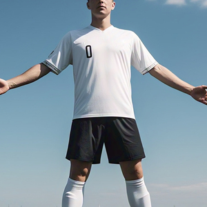 เสื้อฟุตบอลสำหรับผู้ชายและผู้หญิงเสื้อฟุตบอลแบบสั่งทำแนววินเทจ - Product Image 4