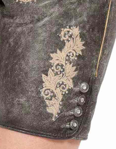 Top qualité Oktoberfest Costume femmes Lederhosen Octoberfest vêtements bavarois Lederhosen Shorts pour hommes 2025 - Product Image 2