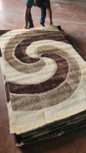 Alfombra Adiva Moderna de Felpa, Resistente a las Manchas, con Diseño de Rompecabezas, Cuadrada, de Pelo Largo, Hecha a Máquina, de Poliéster, para Uso Comercial en Salas de Estar - Product Image 6