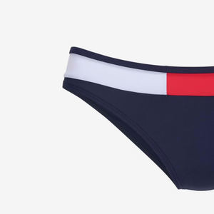 Ensemble de bikini bandeau à imprimé logo sur le devant pour femmes, deux pièces, haute qualité, multicolore, séchage rapide, extensible, maillot de bain de plage - Product Image 6