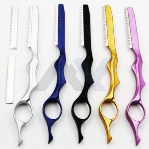 มีดโกนสแตนเลสมืออาชีพคมสำหรับร้านตัดผมมีดโกนผมมีดโกนตัดผม - Product Image 5