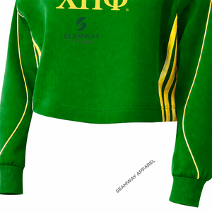 Sudadera de la Hermandad Chi Eta Phi, Sudadera Informal de Algodón para Mujer, Cuello Redondo, Jersey Bordado, Suéter de Punto - Product Image 2