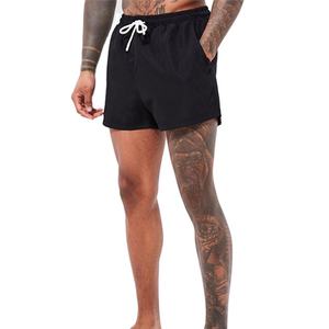 Top Quality Custom Logo Plain Lightweight Hot Selling Material Custom Breathable Fit Nylon <b>Elastic</b> <b>Waist</b> <b>Men</b> Swim <b>Shorts</b> - Product Image 1