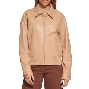 Veste en cuir véritable pour femmes de haute qualité, style tendance, nouveau modèle, veste décontractée à fermeture éclair pour femmes, chez Nurak 2026 - Product Image 2