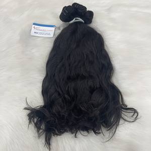 Productos más vendidos 2024 Extensiones de cabello de trama de máquina Extensiones de cabello de trama doble Cabello humano virgen sin procesar Precio al por mayor - Product Image 6