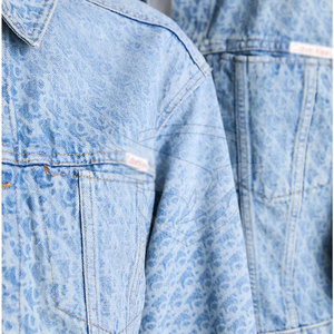 Diseñe su propio logotipo Chaqueta vaquera unisex de alta calidad Nuevo estilo Cantidad a granel Chaqueta vaquera unisex - Product Image 6