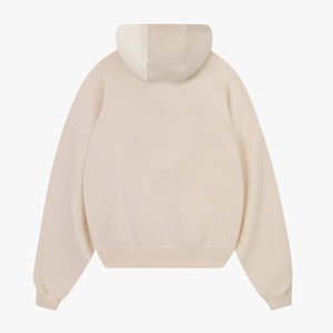 Custom Logo <b>Zip</b> Hoodie Basics Thick Pullover Blank Sweatshirt Regular Oversized Solid Winter 100% Cotton Heavyweight Factory - Product Image 6