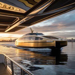 Yacht de croisière UBI 18100 en aluminium marin personnalisé, 11,8 m, 100 passagers, moteur inboard - Product Image 5