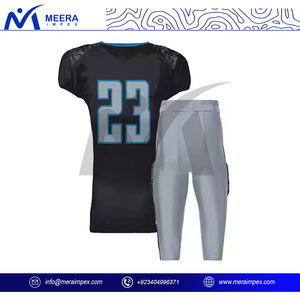 Uniformes de fútbol americano sublimados personalizados para hombres, pantalones de Jersey de equipo, estampado de números, tela de aparejos de secado rápido transpirable - Product Image 4