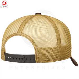 Gorras de camionero de malla de 5 paneles Unisex de alta calidad, diseño personalizado, logotipo bordado en 3D, sombreros de esquí de algodón al por mayor para verano al aire libre - Product Image 4