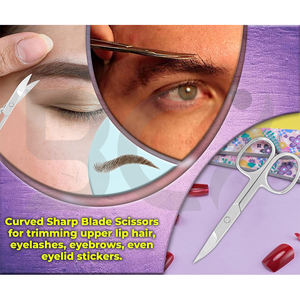 Ciseaux à cuticules de qualité supérieure Highland 2026 à lame incurvée et facile à utiliser, en acier inoxydable - Product Image 6