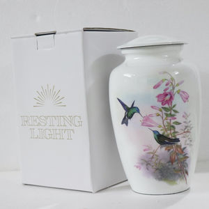 Urne de crémation pour adultes imprimée la plus vendue de style américain pour l'urne commémorative des cendres fabriquée et fournie par HHO - Product Image 5