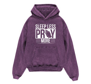 Wholesale Acid Wash Hoodies For Men's Streetwear Heavyweight Drop Shoulder Acid Washed Hoodies With <b>Screen</b> Printed Logo - Product Image 6