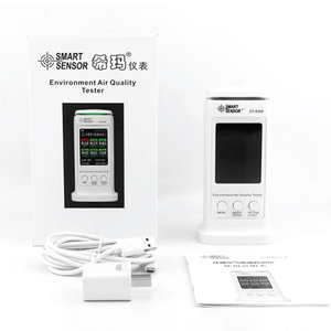 สมาร์ทเซ็นเซอร์ ST8308 ST8308A HCHO, TVOC, <span class=keywords><strong>C6H6</strong></span>,อุณหภูมิและความชื้น,PH2.5/PM10, WiFi Ambient เครื่องตรวจจับคุณภาพอากาศ - Product Image 4