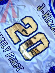 Spandex sublimé personnalisé pour maillot pantalon intégré ensembles d'uniformes de football américain respirant antibactérien séchage rapide Plus - Product Image 3