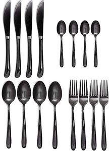 Juego de Cubiertos de Acero Inoxidable de Tendencia para Restaurantes, Juego de Cuchillos, Cucharas y Tenedores, Juego de Cubiertos para Mesa de Comedor - Product Image 3