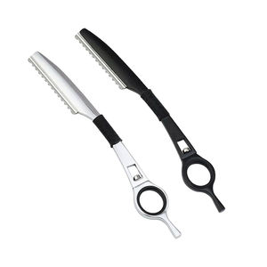 Ergonomic Plastic Single <b>Blade</b> Rotary Head Hair Thinning Razor Anti-Slip Handle Quick Layering Volume Control Tool for Face Use - Product Image 6