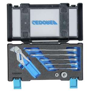 Juego de Llaves Combinadas de Trinquete Gedore de 8 Piezas con Alicates - Product Image 1