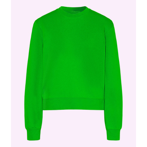Sweat-shirt oversize vintage pour homme et femme, logo personnalisé brodé, polaire doux uni, design uni, col rond universitaire - Product Image 3