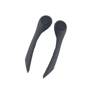 Renault Megane <b>Front</b> Interior <b>Door</b> Armrest <b>Cover</b> Set Black Right-Left-7701476921 Made of Leather and ABS - Product Image 1