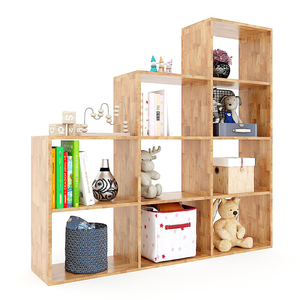 Étagère de maternelle en bois naturel de différentes couleurs KGS68021 Mobilier scolaire - Product Image 1
