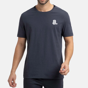 เสื้อยืดสตรีทแวร์สั่งทำ เสื้อยืดพิมพ์โลโก้ตามสั่ง เสื้อยืดคอกลม แขนสั้น ผ้าฝ้าย 100% เสื้อยืดผู้ชายแบบเรียบ - Product Image 1