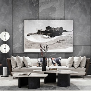 Grande dalle d'ardoise noire 1005 K, design moderne, surface polie, résistance à l'érosion acide, écologique, durable pour les hôtels, TSF India - Product Image 1