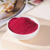 Poudre de Betterave en Gros 100% Naturelle Séchée par Pulvérisation, Poudre de Betterave Rouge Non-OGM pour Smoothies et Pâtisseries, OEM